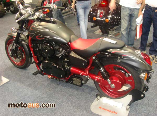Satin Black Kawasaki Vulcan