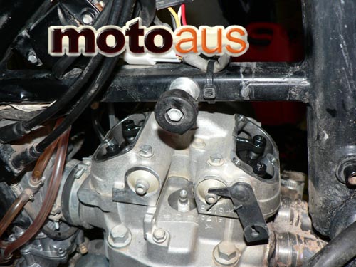 KTM 450 EXC valve clearances