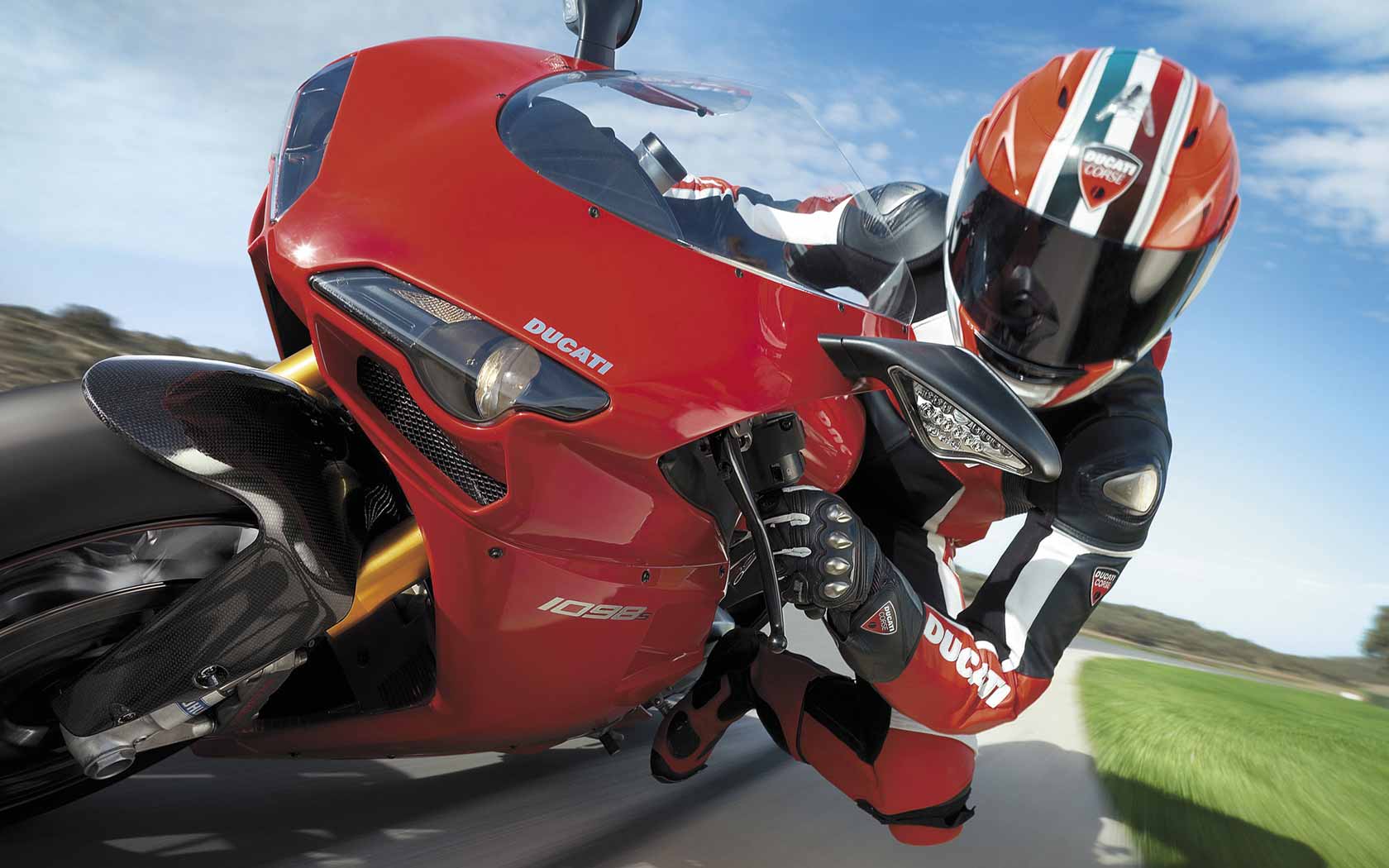Ducati 1098 widescreen wallpaper