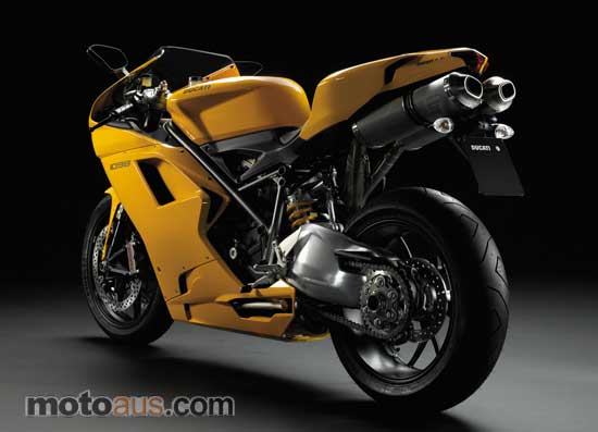 Ducati 1098 yellow Ducati 1098 yellow