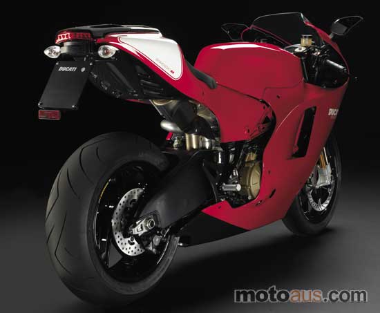 ducati desmosedici rr rear end