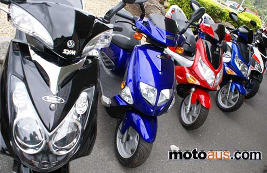 2007 scooter sales figures