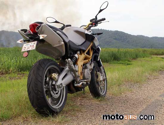 aprilia shiver rear