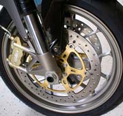 aprilia shiver brakes