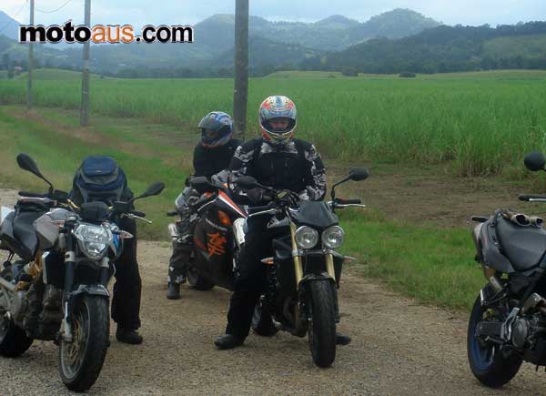 street triple test ride