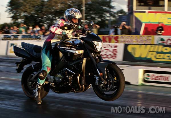 b-king launch dragbike