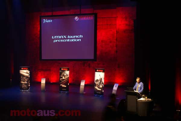 yamaha vmax press launch