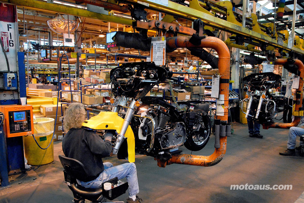 HarleyDavidson Factory Tour Pictorial